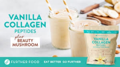 Further Food Collagen Peptides Powder Plus Mushroom, 22 oz