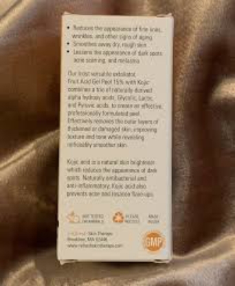 Refresh Skin Therapy Fruit Acid 15% Gel Peel, 1.0 oz