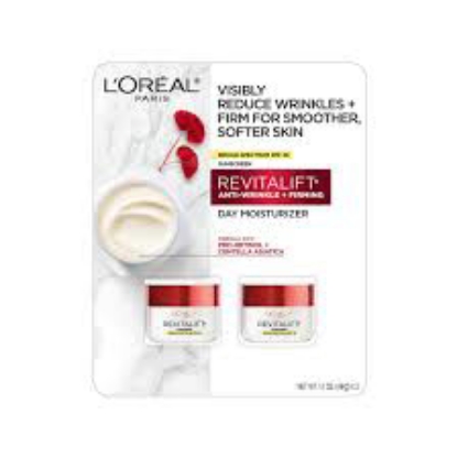 L'Oreal REVITALIFT Anti-Wrinkle and Firming Day Moisturizer, 2 pk./1.7 oz.