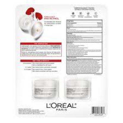 L'Oreal REVITALIFT Anti-Wrinkle and Firming Day Moisturizer, 2 pk./1.7 oz.