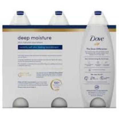 Dove Deep Moisture Body Wash, 3 pk./24 oz.