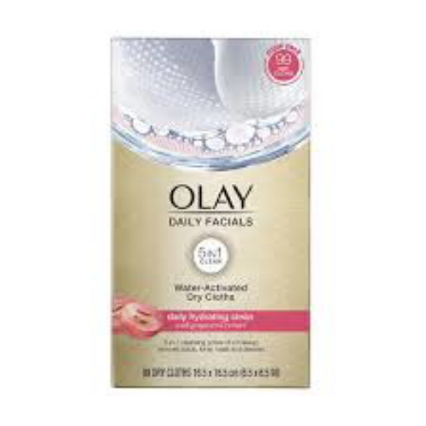 Olay Daily Facials Water-Activated Dry Cloths, 99 ct.