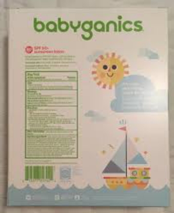 Babyganics Sunscreen SPS50 Lotion, 2 pk./8 oz.