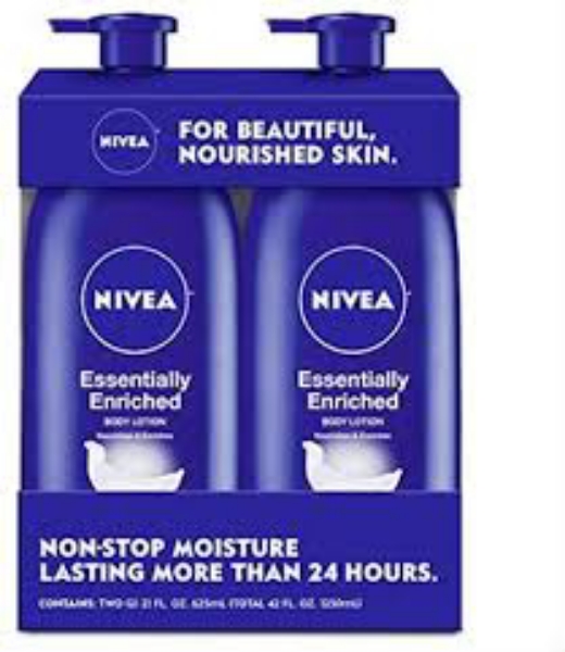 NIVEA Essentially Enriched Lotion, 2 pk.21 oz.