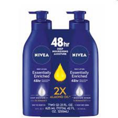 NIVEA Essentially Enriched Lotion, 2 pk.21 oz.