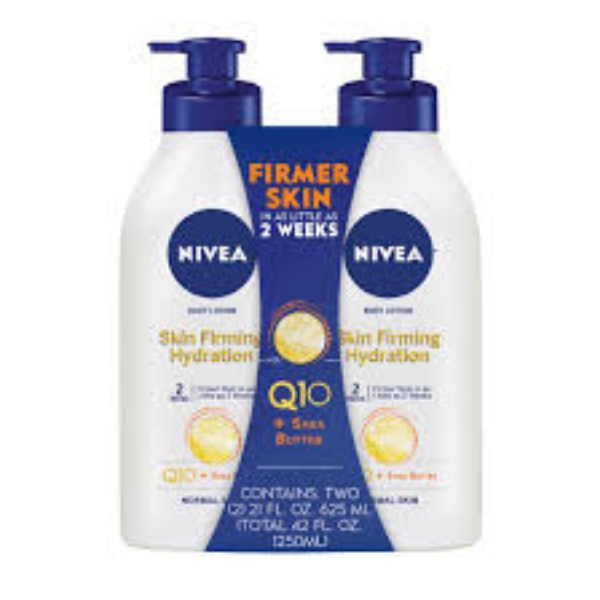 NIVEA Skin Firming Hydration Body Lotion Q10, 2 pk.21 fl. oz.