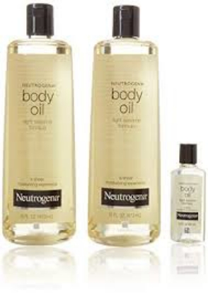 Neutrogena Body Oil Light Sesame Formula Sesame Oil, 2 pk.16 fl. oz. with Bonus 1 fl. oz. Bottle