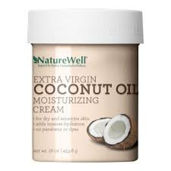 NatureWell Extra-Virgin Coconut Oil Moisturizing Cream 16 oz.