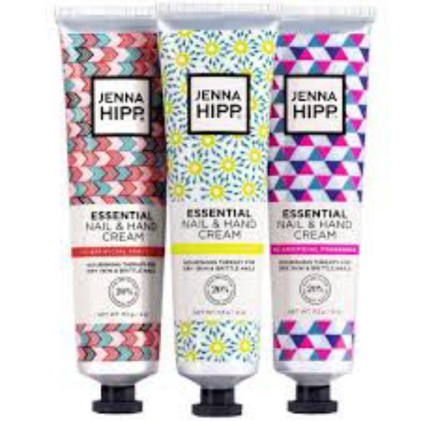 Jenna Hipp Essential Nail & Hand Cream  4 oz. ea. 3 pk.