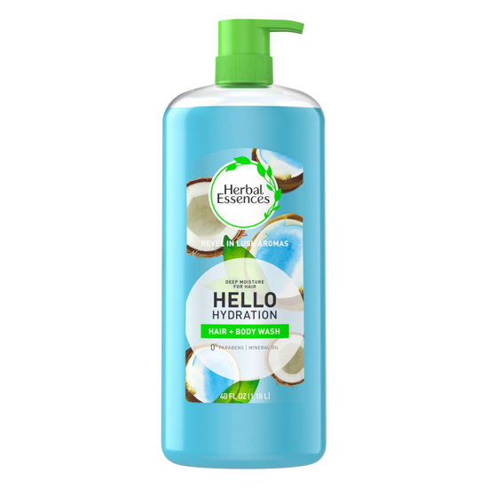Herbal Essences Hello Hydration Shampoo and Body Wash 40 oz.