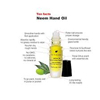 SUNDARI naturals Neem Hand Oil, 0.3 fl oz 4 pack