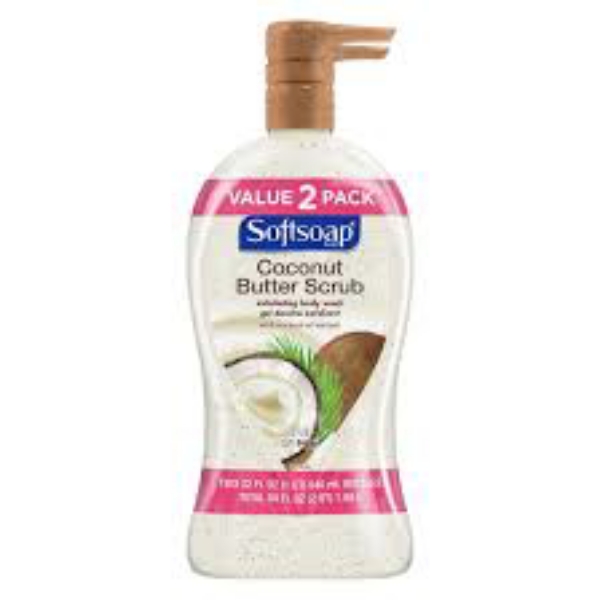 Softsoap Coconut Butter Exfoliating Body Wash 2 pk 32 oz.
