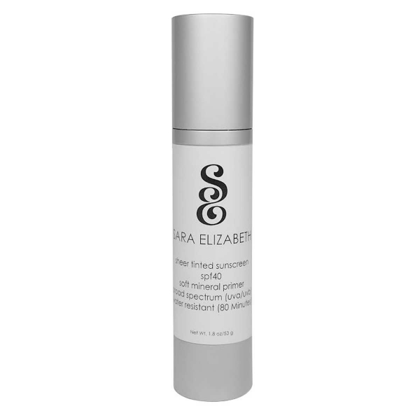 Sara Elizabeth Matte Finish Sheer Tinted SPF 40 Soft Mineral Primer 1.8 oz