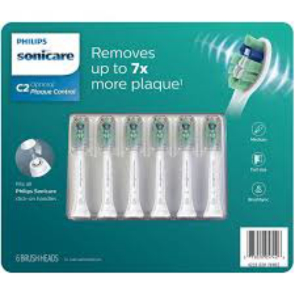Philips Sonicare Plaque Control Brush Heads 6 pk.
