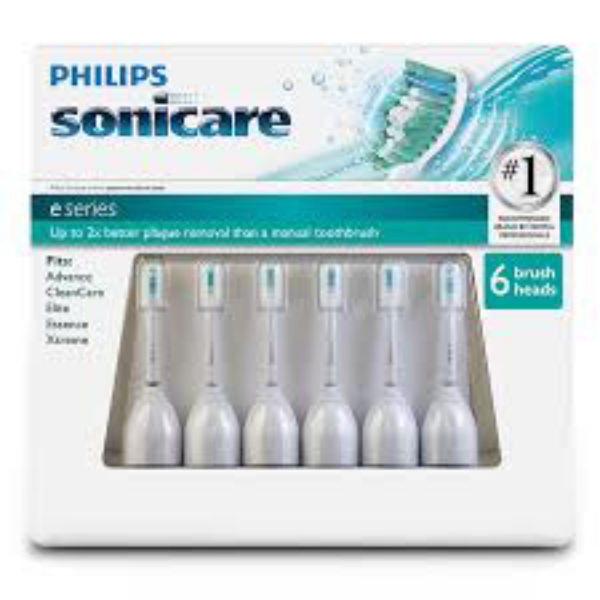 Philips Sonicare e-Series Replacement Brush Heads 6 pk.