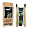 Pursonic 100% Natural ECO Bamboo Toothbrushes with Charcoal Soft Bristles 8 pk.