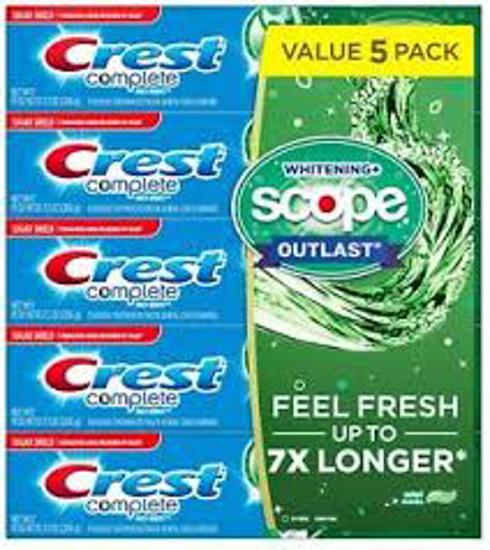 Crest Complete Whitening + Scope Toothpaste 7.3 oz. 5 pk.