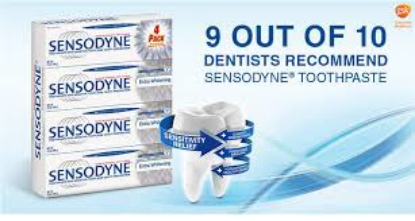 Sensodyne Extra Whitening Toothpaste 6.5 oz. 4 pk.