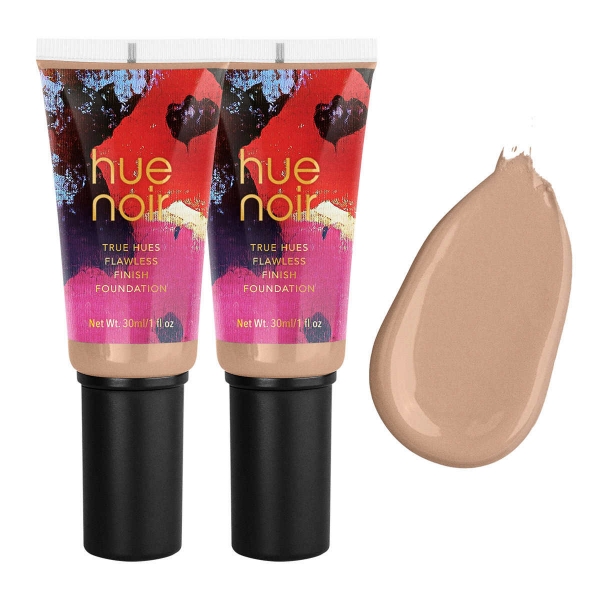 Hue Noir Flawless Matte Finish Foundation 2-pack