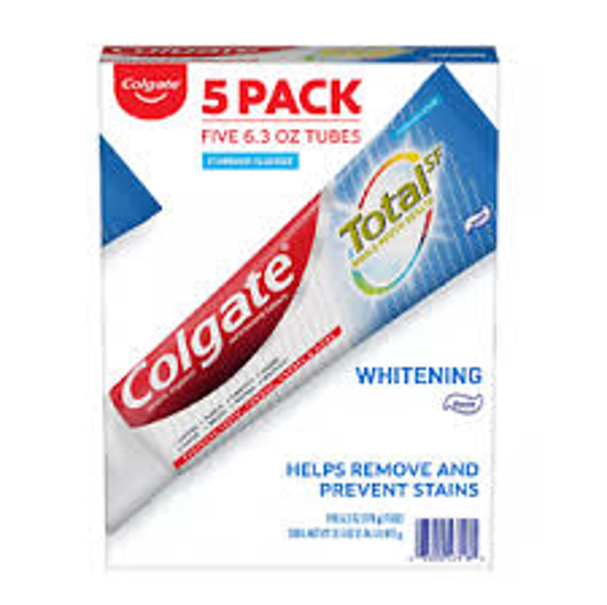 Colgate Total Whitening Toothpaste 6.3 oz. 5 pk.