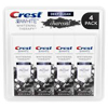 Crest 3D White Whitening Therapy Charcoal Deep Clean Fluoride Toothpaste, Invigorating Mint 4.1 oz. 4 pk.