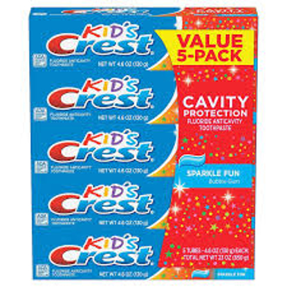 Crest Kids' Toothpaste, Sparkle Fun 4.6 oz. 5 pk.