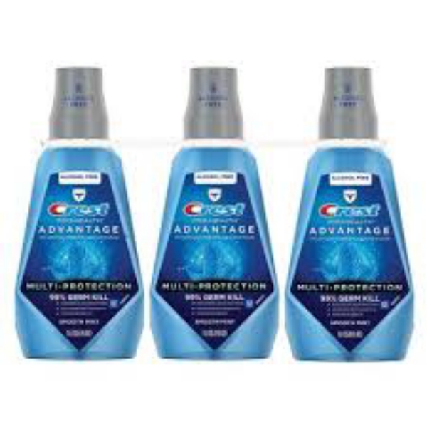 Crest ProHealth Advantage Rinse, Smooth Mint 33.8 fl. oz. 3 pk.