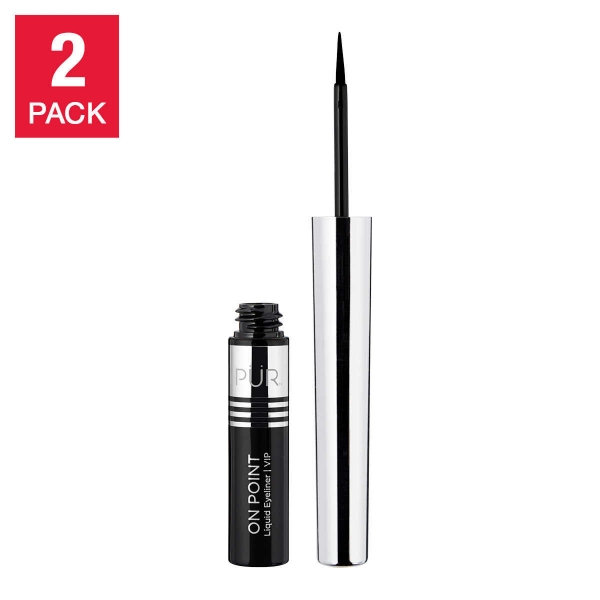 PUR On Point Black Liquid Eyeliner 2-pack