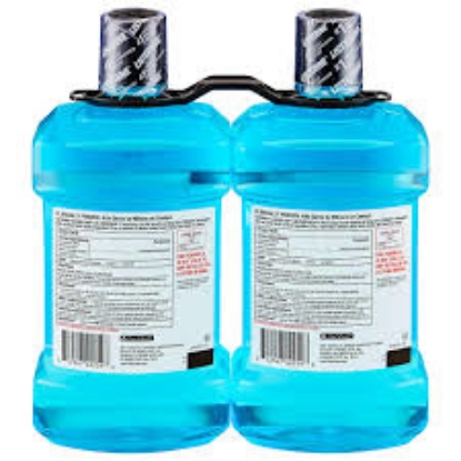 Listerine Ultraclean Arctic Mint Antiseptic Mouthwash 1.5L 2pk.