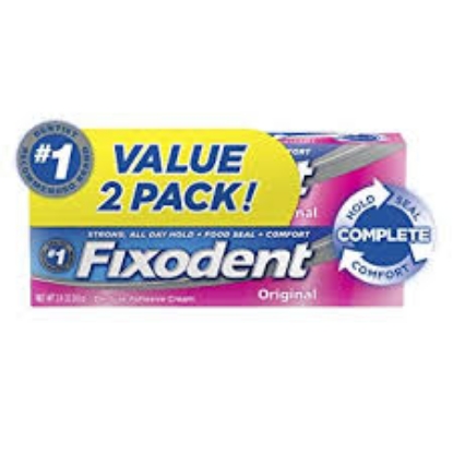 Fixodent Complete Original Denture Adhesive Cream 2.4 oz. 4 pk.