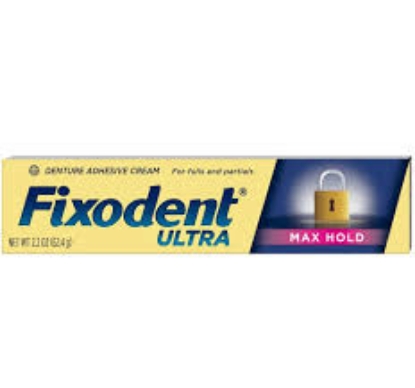 Fixodent Ultra Max Hold Dental Adhesive 2.2 oz. 3 pk.