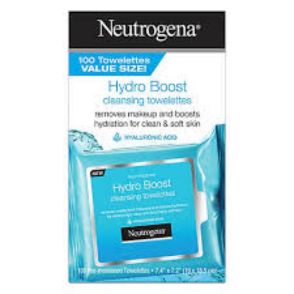  More Images  Neutrogena HydroBoost Face Cleansing and Makeup Remover Wipes 100 ct.