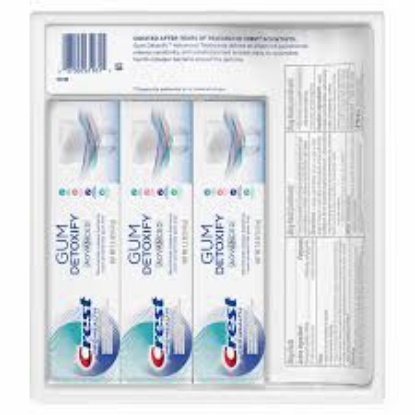 Crest Gum Detoxify Advanced Toothpaste, 5.2 oz 3 pack