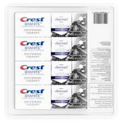 Crest 3D White Charcoal Deep Clean Toothpaste 4-4. 1oz