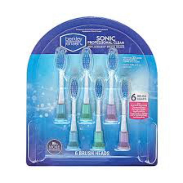 Berkley Jensen Sonic Pro Advanced Clean Replacement Brush Heads 6 pk.