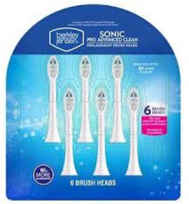 Berkley Jensen Sonic Pro Advanced Clean Replacement Brush Heads 6 pk.