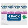 Tom's of Maine Antiplaque and Whitening Fluoride-Free Peppermint Toothpaste, 4 ct.