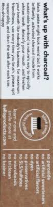 Hello Activated Charcoal Toothpaste 3 ct.
