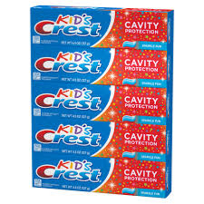 Crest Kids Cavity Protection Sparkle Fun Flavor Toothpaste 5 ct. 4.5 oz.