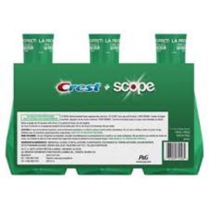Crest Scope Outlast Mint Mouthwash 3 pk 1L.