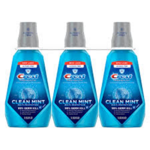 Crest Pro-Health Multi-Protection Clean Mint Mouthwash 3 pk.1L