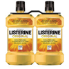 Original Listerine Antiseptic Mouthwash to Freshen Breath and Kill Germs 2 pk 1.5L