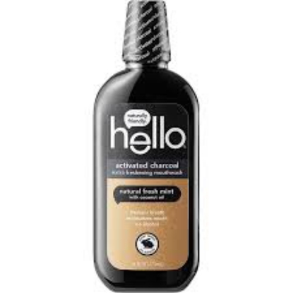 Hello Activated Charcoal Extra Freshening Mouthwash 2 ct.