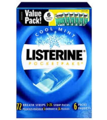 Listerine Cool Mint Pocketpaks Breath Strips 432 ct