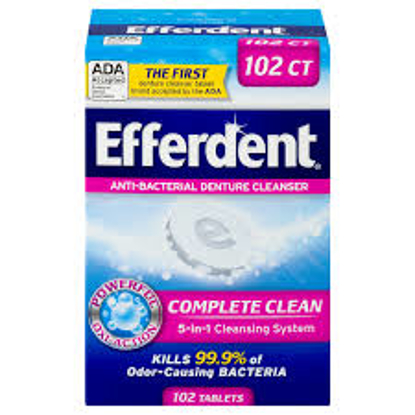 Efferdent Anti-Bacterial Denture Cleanser Tablets 252 ct