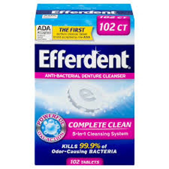 Efferdent Anti-Bacterial Denture Cleanser Tablets 252 ct