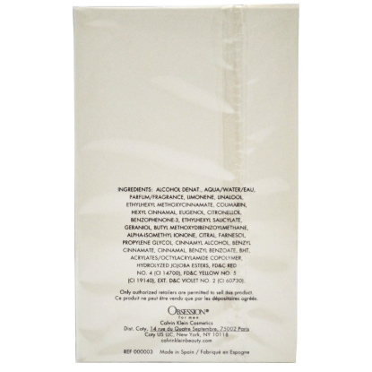 Obsession for Men by Calvin Klein 4.0 oz Eau de Toilette