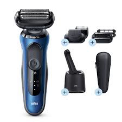 Braun Series 6 6090cc Electric Razor for Men with Smart Care Center, Beard and Stubble Trimmer