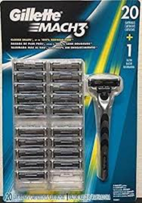 Gillette Mach3 Men's Razor Blade Refills 20 ct