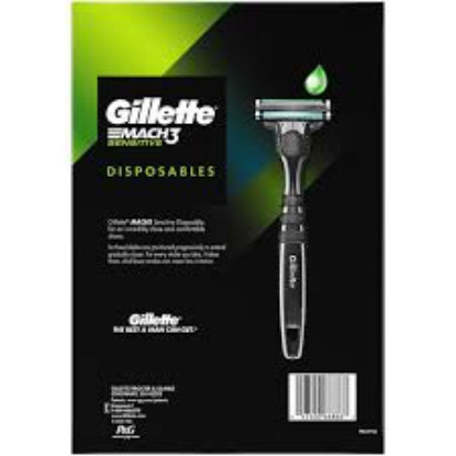 Gillette Mach3 Sensitive Disposable Razors 15 ct